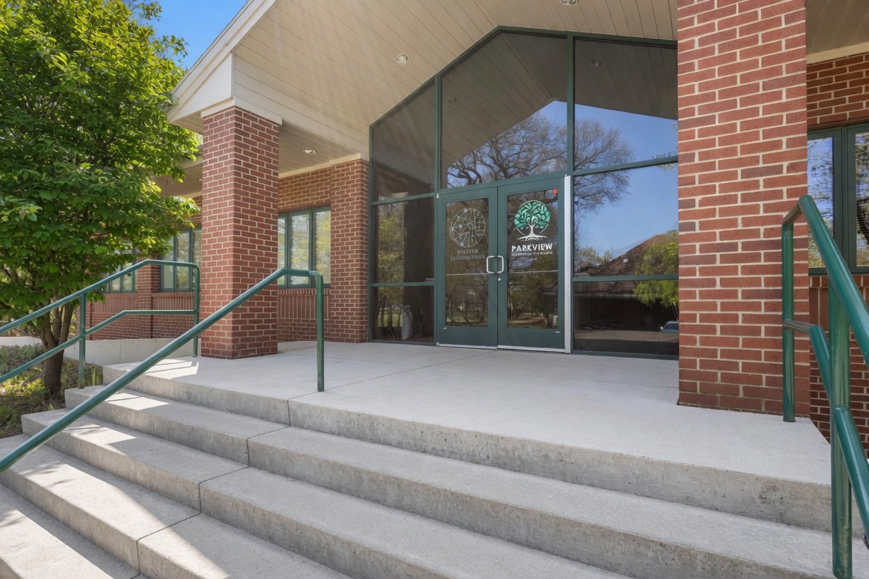 Exterior entrance of Parkview Counseling on 44th Street in Wyoming, MI